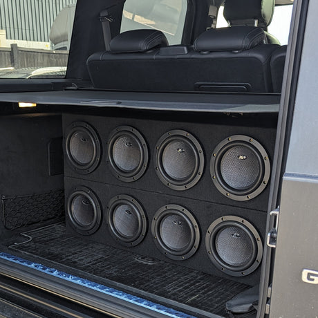 Unleashing the Ultimate Bass Experience: 8 In Phase XT6 Subs in a Mercedes G Wagon