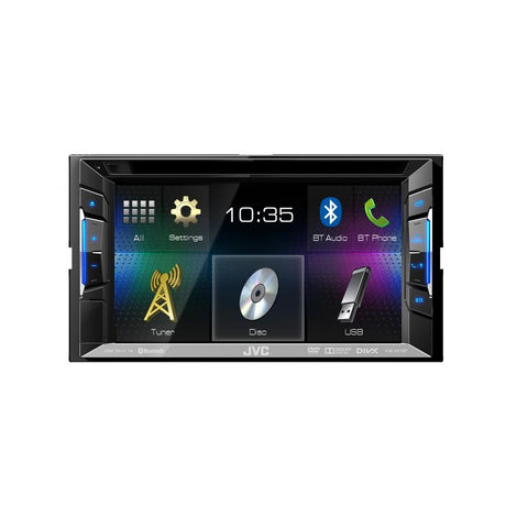 JVC KW-V21BT Double Din Bluetooth AV System Flash Sale