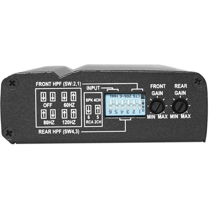 Alpine Amps Alpine KTA-450 4-channel Amplifier Head Unit Power Pack - Dynamic Peak Power Ratings 4 x 100W @ 2 Ohms