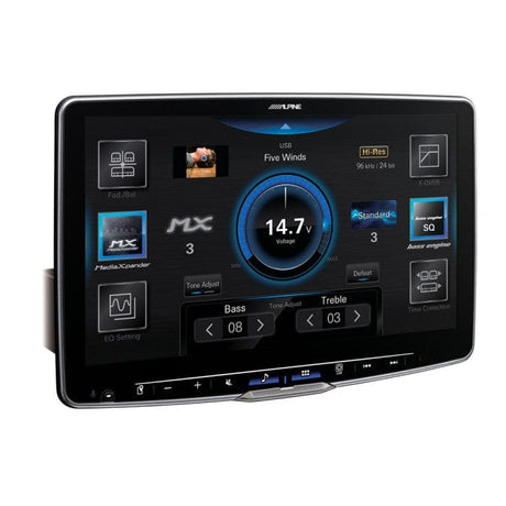 Alpine Car Stereos Alpine Halo11 XXL 11-Inch Media Receiver with 1 DIN Chassis featuring DAB+ Apple CarPlay and Android Auto