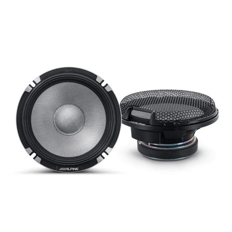 Alpine Car Speakers and Subs Alpine R2-S652 Speakers 6.5 Inch 16.5cm 2022 R Series Pro 2 Way Component Kit 100W