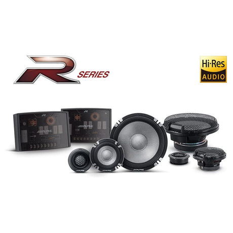 Alpine Car Speakers and Subs Alpine R2-S653 6.5" 3-Way R-Series Pro Component Speakers