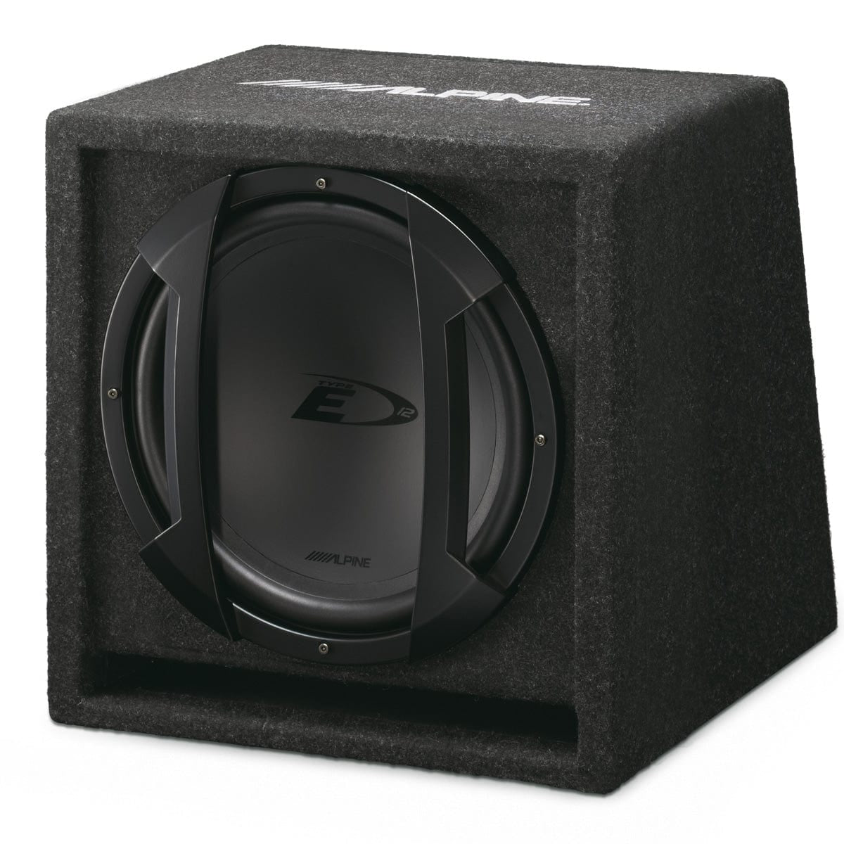 Alpine SBE1244BR 650W 12" Enclosed Subwoofer Car Audio Centre