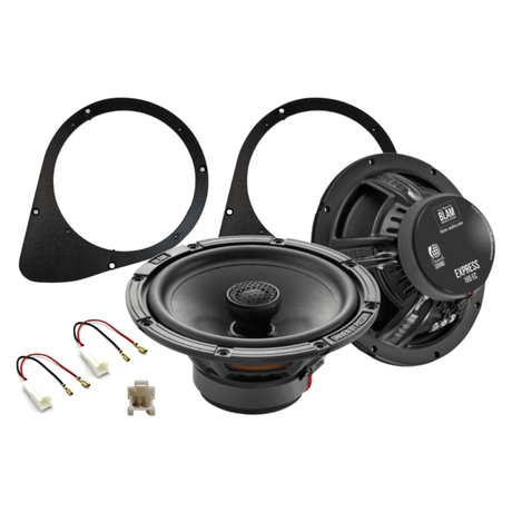 BLAM BLAM EXPRESS 165EC Rear Side Hatch Coaxial Speaker Upgrade Kit for Abarth/Fiat 500 (2008-2016) - SFK-FIA2-EC165