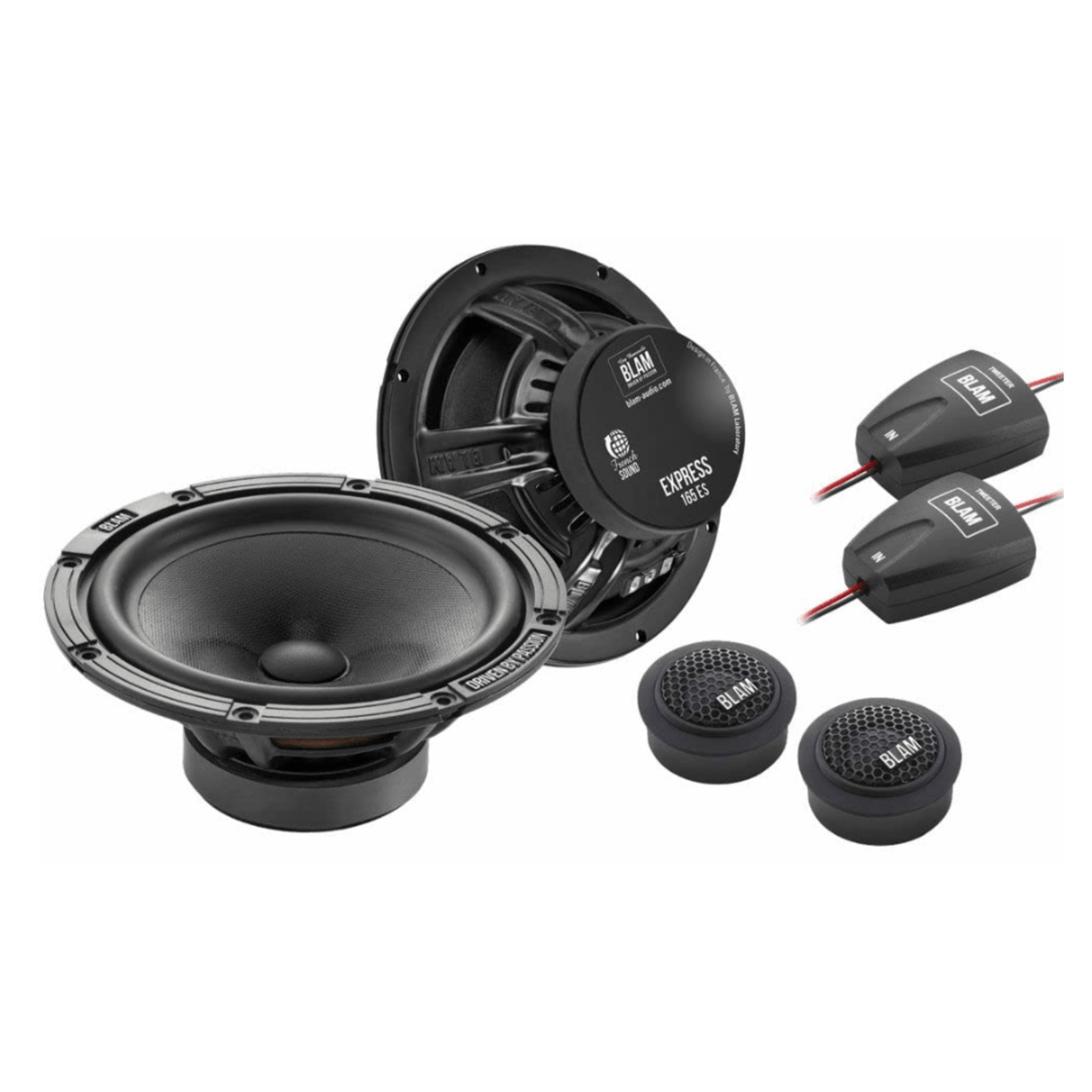 BLAM BLAM EXPRESS 165ES Front/Rear Door Component Speaker Upgrade Kit for Ford B-Max (2012-2018) - SFK-FOR2-ES165
