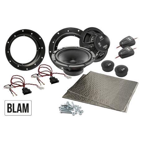 BLAM BLAM EXPRESS 165mm (6.5 Inch) Complete Speaker Upgrade Fitting Kit for VW/Skoda - SFK-VW1-ES165