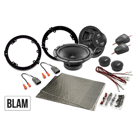 BLAM BLAM EXPRESS 165mm (6.5-Inch) Speaker Upgrade Kit for Honda Accord, Civic, CR-V, CR-Z, HR-V - SFK-HON1-ES165