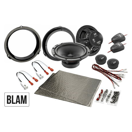 BLAM BLAM EXPRESS  165mm (6.5-Inch) Speaker Upgrade Kit for Jaguar X-Type, XJ, XK- SFK-JAG2-ES165