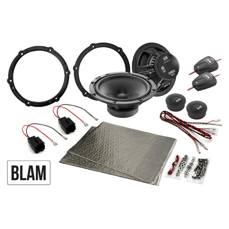 BLAM BLAM EXPRESS Speaker Upgrade Kit for PSA Groupe 165mm (6.5 Inch) Complete - SFK-PSA1-ES165