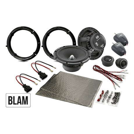 BLAM BLAM RELAX 165mm (6.5 Inch) Complete Speaker Upgrade Kit for Skoda - SFK-SKO1-RS165