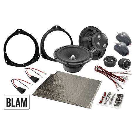 BLAM BLAM RELAX 165mm (6.5 Inch) Speaker Upgrade Kit for Abarth, Citroen, Fiat, Vauxhall - SFK-FIA1-RS165