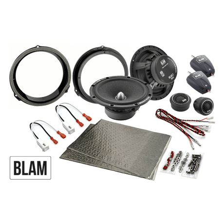 BLAM BLAM RELAX 165mm (6.5-Inch) Speaker Upgrade Kit for Jaguar X-Type, XJ, XK - SFK-JAG2-RS165