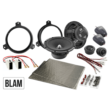 BLAM BLAM RELAX 165mm (6.5 Inch) Speaker Upgrade Kit for Toyota Aygo, Citroen C1, Peugeot 108 - SFK-TOY3-RS165