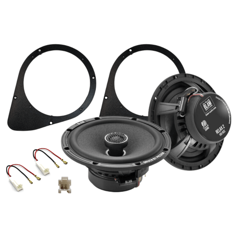BLAM BLAM RELAX 165RC Rear Side Hatch Coaxial Speaker Upgrade Kit for Abarth/Fiat 500 (2008-2016) - SFK-FIA2-RC165