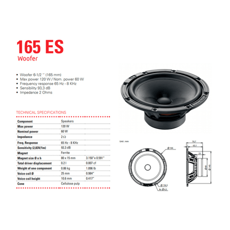 BLAM VW, Seat, Skoda 165mm (6.5 Inch) Complete BLAM EXPRESS Speaker Upgrade Fitting Kit - SFK-VW2-ES165