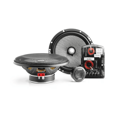 Focal Car Speakers Focal 165AS 6.5-inch 2-Way Component Speaker System