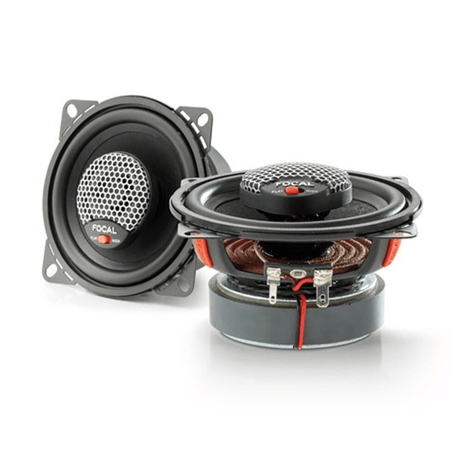 Focal Focal ICU100 4" Universal Coaxial Car Speakers for Crisp, Balanced Audio