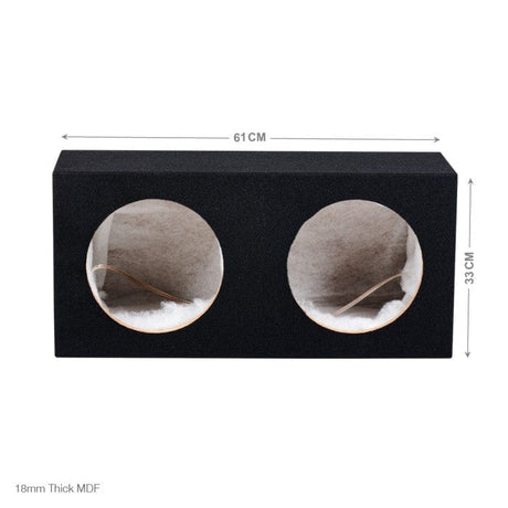 In Phase Car Speakers and Subs In Phase BX210S Double 10" Sealed Subwoofer Enclosure