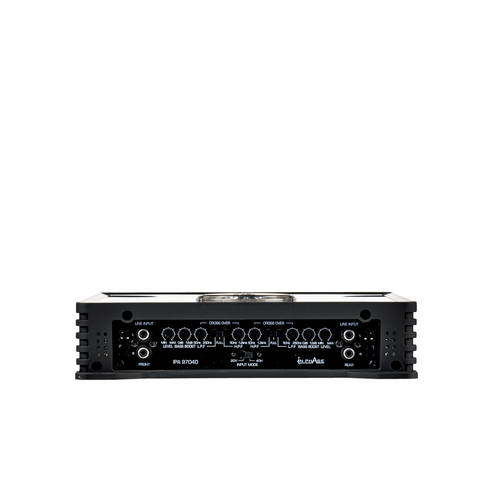 In Phase Amps In Phase IPA9704D 2 Ohm Stable 1600 Watts Digital 4 Channel Amplifier