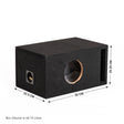 In Phase Car Speakers and Subs In Phase BX-6XT 6" Slot Ported High Quality Subwoofer Enclosure For In Phase XT-6