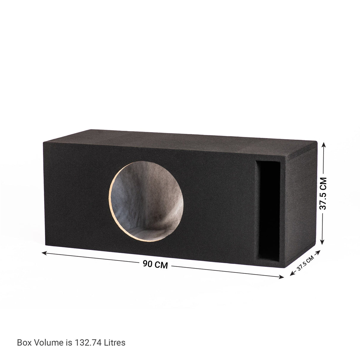 In Phase Car Speakers and Subs In Phase BX12XT 12" Slot Ported Subwoofer Enclosure For In Phase XT-12