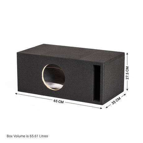 In Phase Car Speakers and Subs In Phase BX-8XT 8" Slot Ported High Quality Subwoofer Enclosure for XT-8