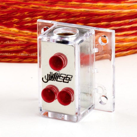 Juice Amp Wiring and Fitting Parts Juice JWTRU422D 4 Gauge 2500W Amplifier Wiring Kit for Installing 2 Amplifiers