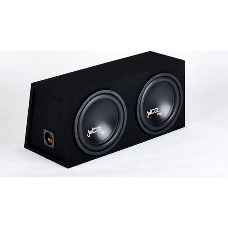 Juice Enclosed Subwoofers Juice JS8 1000W Bass Box Package with Double Ported Enclosure