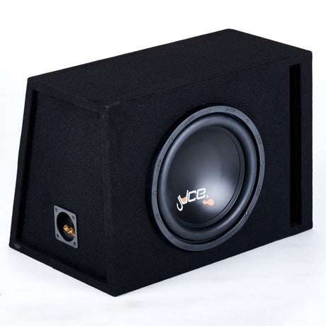 Juice Enclosed Subwoofers Juice JS10 1200W Bass Box Package with Ported Enclosure