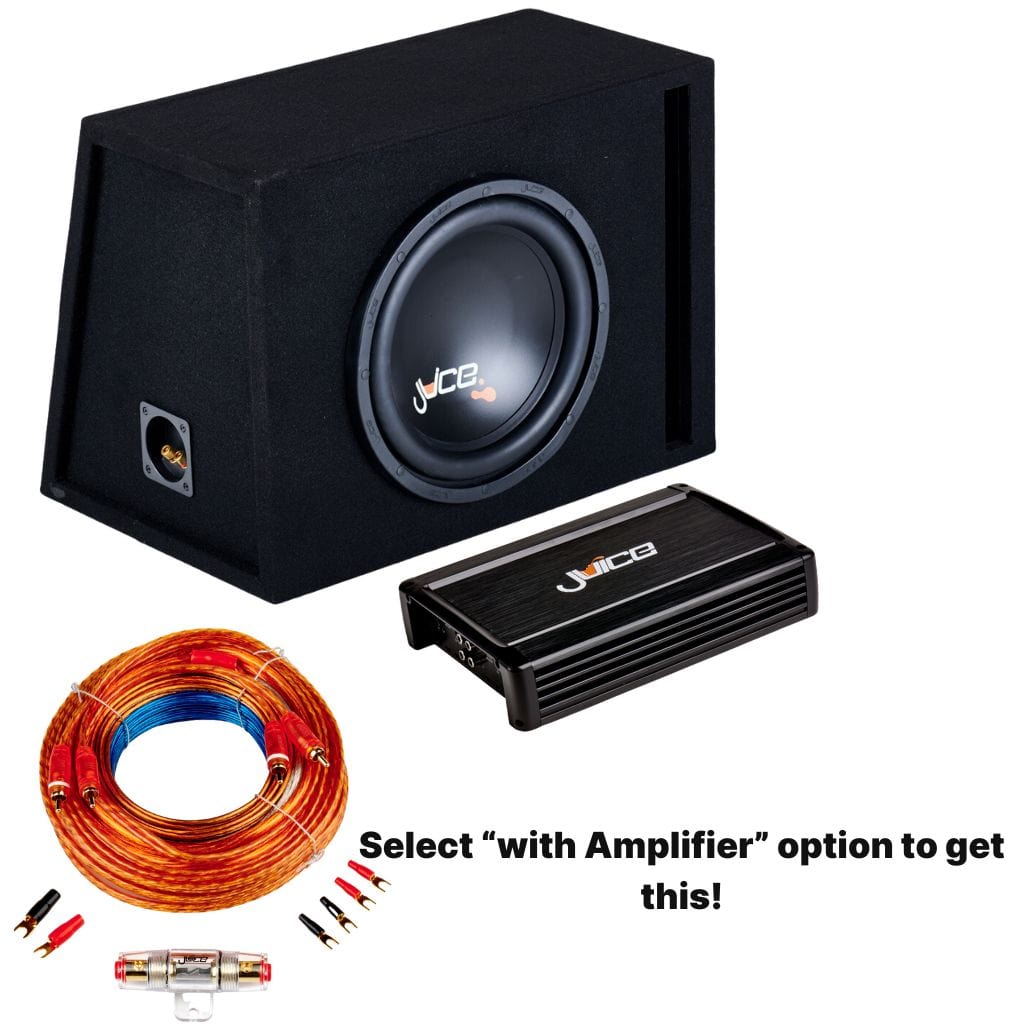 Juice Enclosed Subwoofers Juice JS8 1000W Bass Box Package with Ported Enclosure