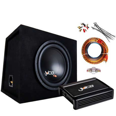 Juice Subwoofer JS10 1200W 10" Single Voice Coil 4 Ohm Subwoofer Bass Driver