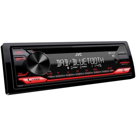 JVC Car Stereos JVC KD-DB622BT MP3 CD Player with Bluetooth DAB Tuner AUX and USB