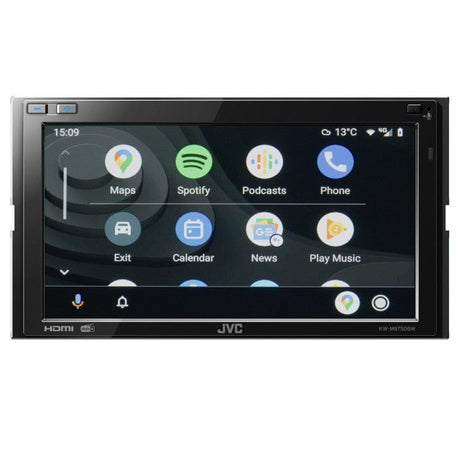 JVC Double Din Car Stereos JVC KW-M875DBW Digital Media Receiver with 6.8" Display Apple CarPlay Android Auto DAB and Bluetooth