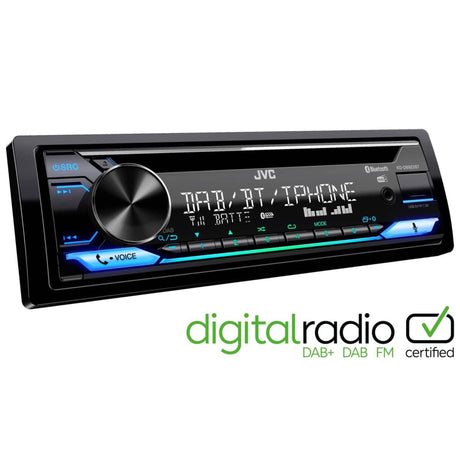 JVC Car Stereos JVC KD-DB922BT MP3 CD Player with Bluetooth DAB Tuner AUX and USB