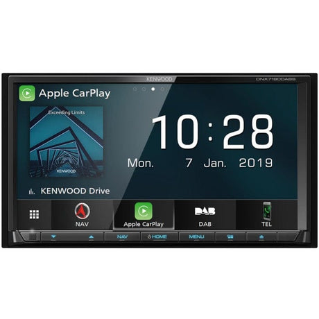 Kenwood Sat Navs Kenwood DNX-7190DABS 7.0" Touchscreen CarPlay Android Auto with built-in Navigation