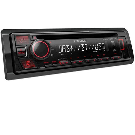 Kenwood Car Stereos Kenwood KDC-BT450DAB CD Receiver with Bluetooth & DAB+ Radio