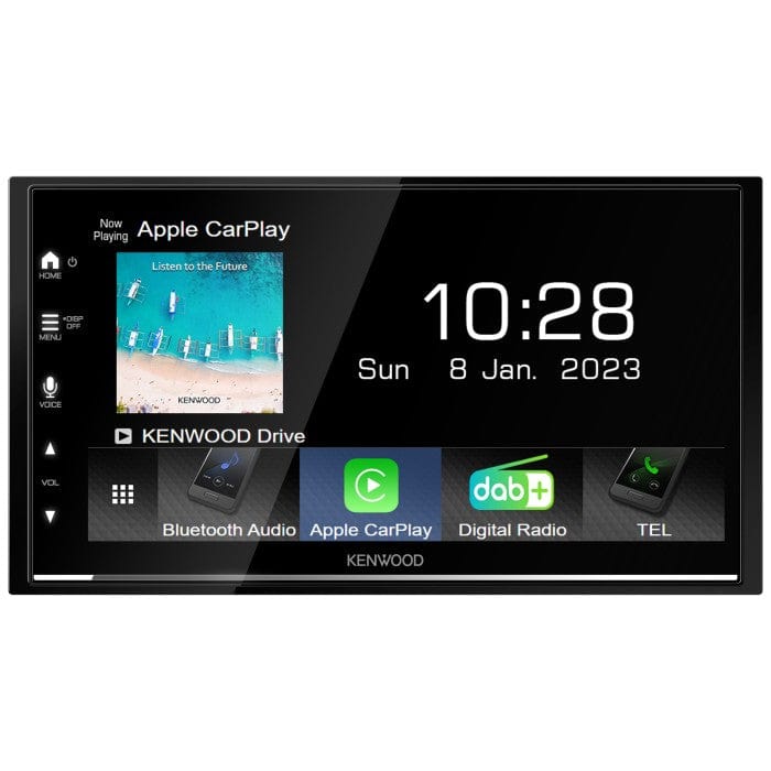 Kenwood Double Din Car Stereos Kenwood DMX-7722DABS 6.8" Touchscreen DAB Radio with Bluetooth WiFi Apple CarPlay and Android Auto