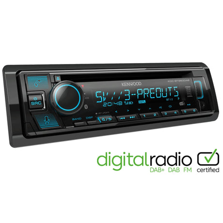 Kenwood Car Stereos Kenwood KDC-BT960DAB Advanced DAB+ Bluetooth CD Tuner