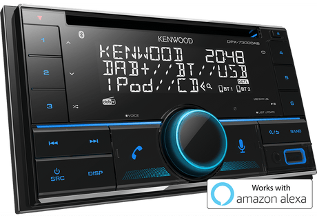 Kenwood Car Stereos Kenwood DPX-7300DAB Car Stereo with Bluetooth Handsfree DAB and Spotify Control