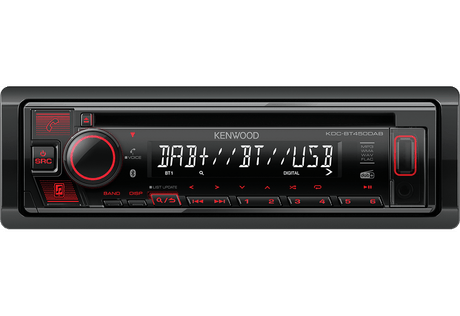 Kenwood Car Stereos Kenwood KDC-BT450DAB CD Receiver with Bluetooth & DAB+ Radio