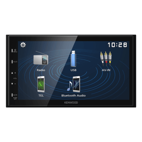 Kenwood Car Stereos Kenwood DMX-129BT 6.8" Mechless Media Receiver with Built-In Bluetooth