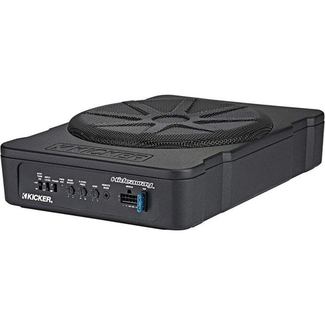 Kicker Car Speakers and Subs Kicker 10" HIDEAWAY COMPACT POWERED LOADED ENCLOSURE