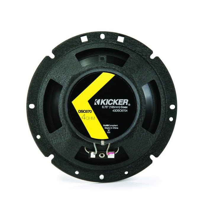 Kicker Car Speakers and Subs Kicker 43DSC6704 DS 6.75" 165 mm Coaxial Speaker System