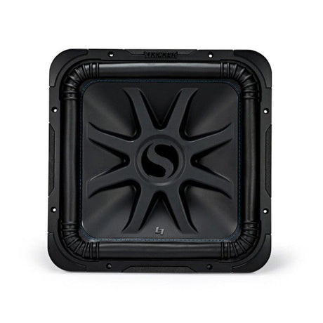 Kicker Enclosed Subwoofers Kicker 44L7S152 SOLO-BARIC L7S 15" SQUARE DUAL VOICE COIL SUBWOOFER - 2 OHM