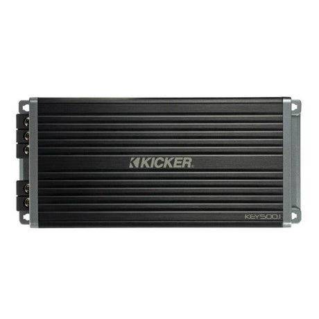 Kicker Amps Kicker 500w Mono Amplifier w/Bass Revealer Processor Smart Amp 47KEY5001