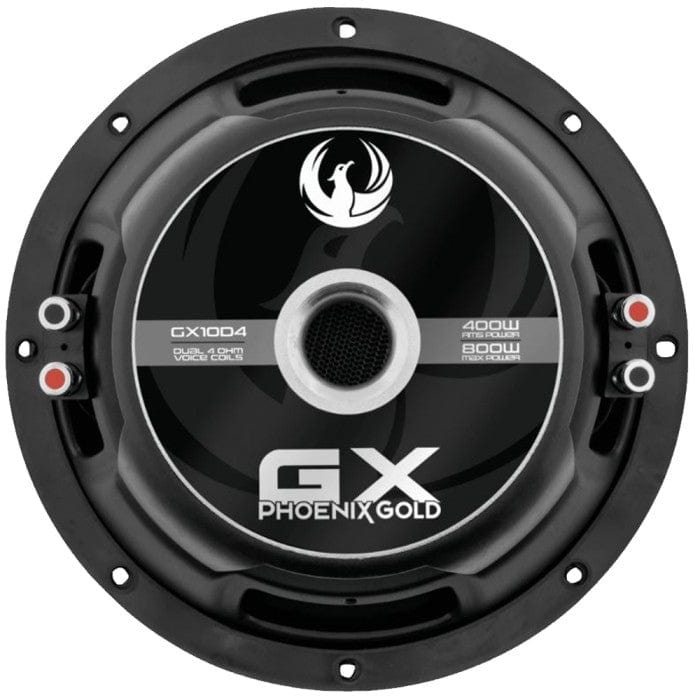 Phoenix Gold Car Subwoofers Phoenix Gold GX 10" High Performance Dual 4-Ohm Subwoofer - GX10D4