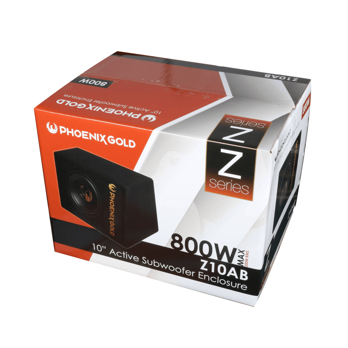 Phoenix Gold Phoenix Gold Z10AB - 10" Compact Powered Subwoofer with Built-In Amplifier