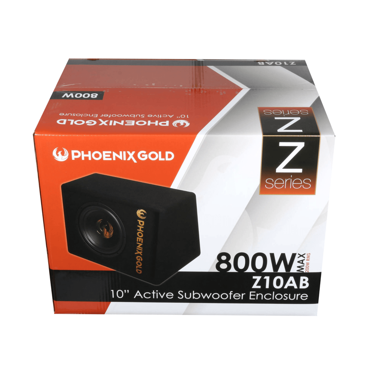 Phoenix Gold Phoenix Gold Z10AB - 10" Compact Powered Subwoofer with Built-In Amplifier