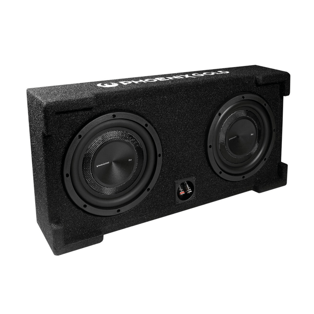 Phoenix Gold Subwoofer Phoenix Gold ZX28PBS Passive Dual 8" 300 W RMS 4Ohm SVC Passive Radiator Box Down Firing