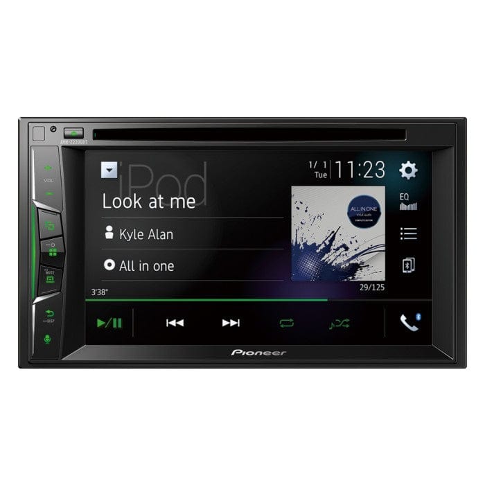 Pioneer Double Din Car Stereos Pioneer AVH-Z2200BT Double Din 6.2" Clear Type Resistive Multi-touchscreen multimedia player